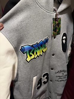 Bape varsity jacket