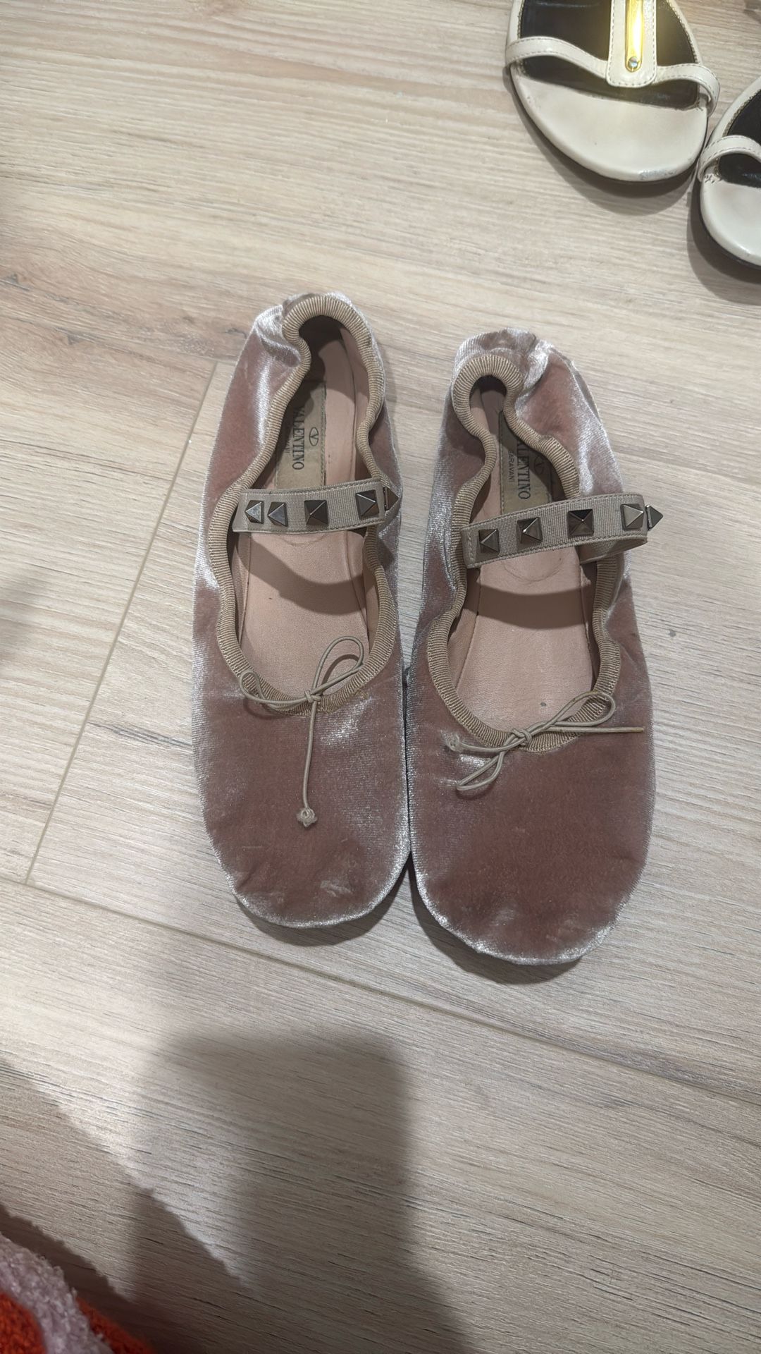 Valentino Rockstud Ballet Flats