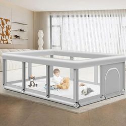 New large 74” x 50” baby play yard