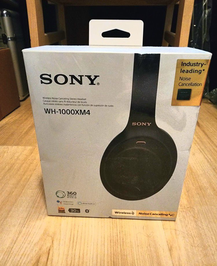 New SONY Wireless Headphones (factory sealed) WH-1000XM4