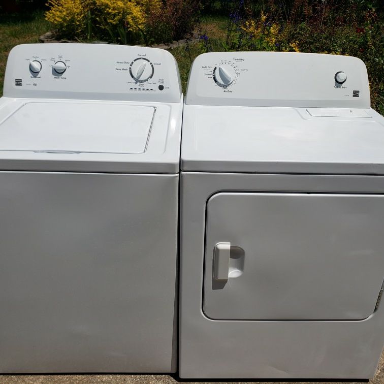 Kenmore 100 Series Set With Warranty.