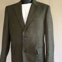 New men sport coat, size 41 R , top quality, $35!