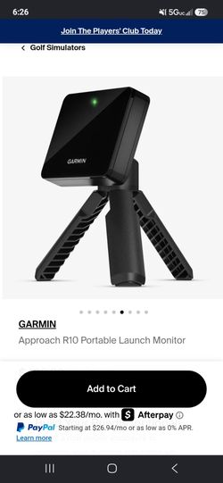 Garmin R10 launch monitor