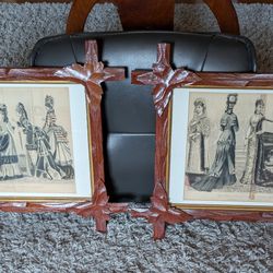Antique Maple Leaf Frames