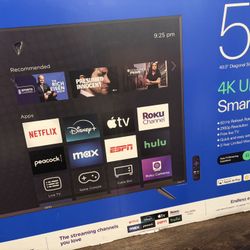 New 50 Inch Smart Tv