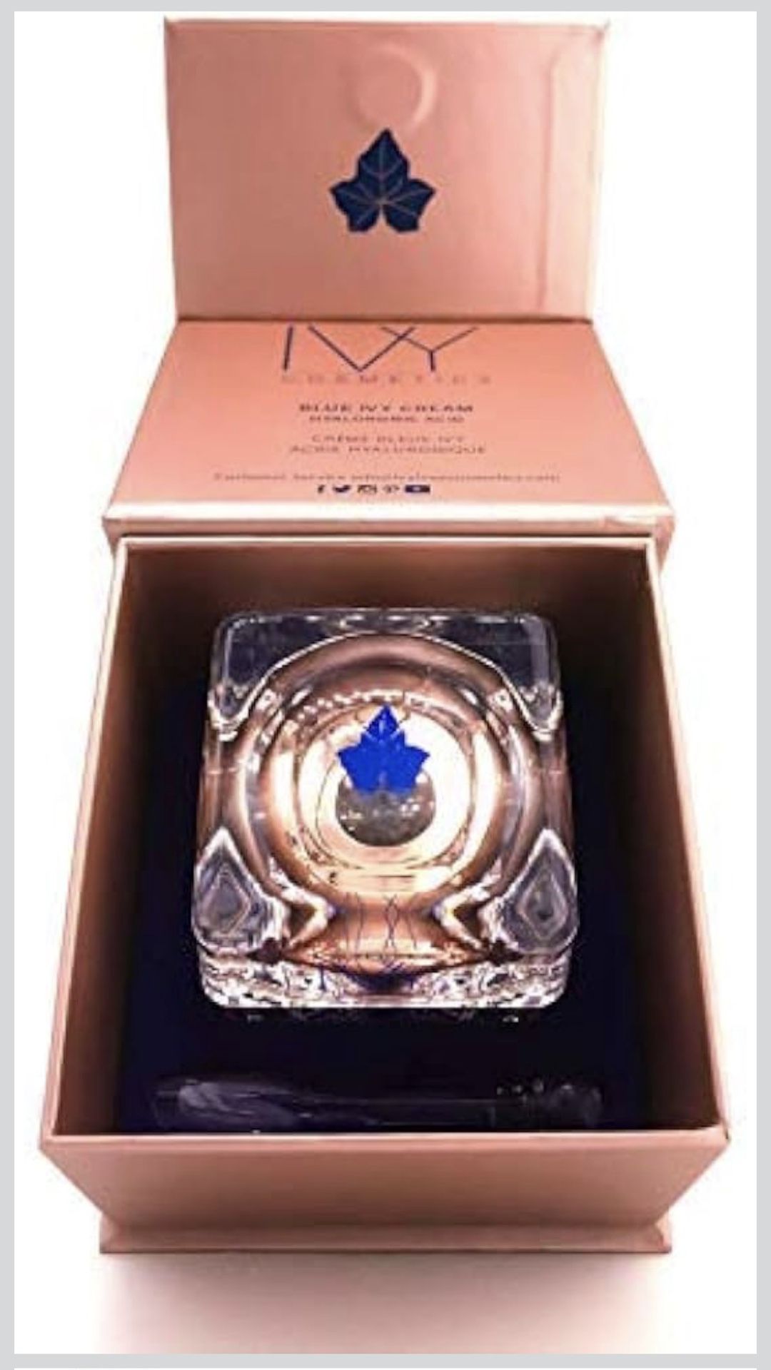 Blue Ivy Cream – Anti Aging Cream with Hyaloronic Acid to Plump, Hydrate and Smooth Wrinkles and Fine Lines to Give a Glowing and Youthful Complexion