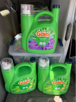 Large Gain laundry soap detergent $15 each