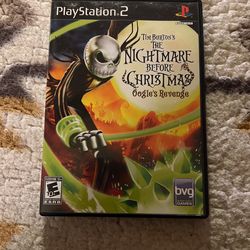 PlayStation 2 Nightmare Before Christmas
