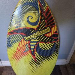 VTG Retro Morey Boogie Board 35.5 Wood Laminated Foam Top Skimboard BodyBoard