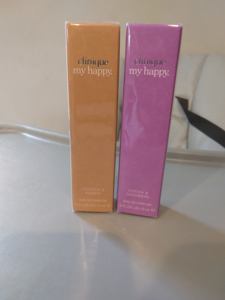 2 Clinique My Happy Perfumes  Cookies And Kisses And Coco And Cashmere 