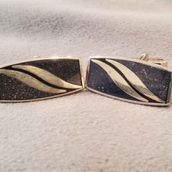Vintage Mid-Century Modernist Cufflinks-Germany