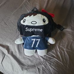 Hello Kitty Supreme 77 Plush Stuffed Toy 9" RARE!