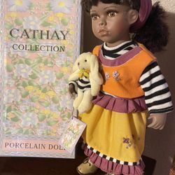 Antique Cathay Collection Porcelain Doll “Haley”
