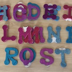 Glitter Foams Letters -New!
