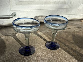 Handmade Margarita Glasses From Mexico