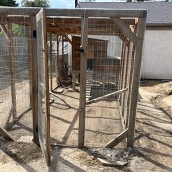 Henhouse with  chicken run