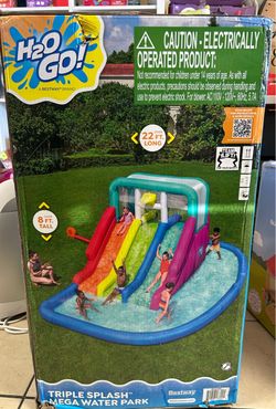Inflatable Water Park - Triple Splash H2OGO