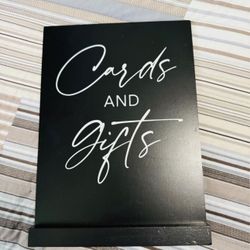 Cards And Gifts Sign 