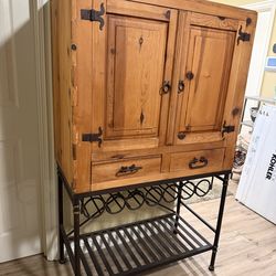 Rustic Bar Cabinet