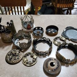 Candle Holders And Toppers Total 12