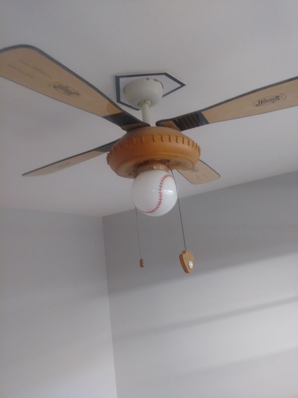 Hampton Bay Baseball Ceiling Fan For Sale In San Jose Ca Offerup