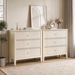 Large 3-Drawer Dresser (set of 2)