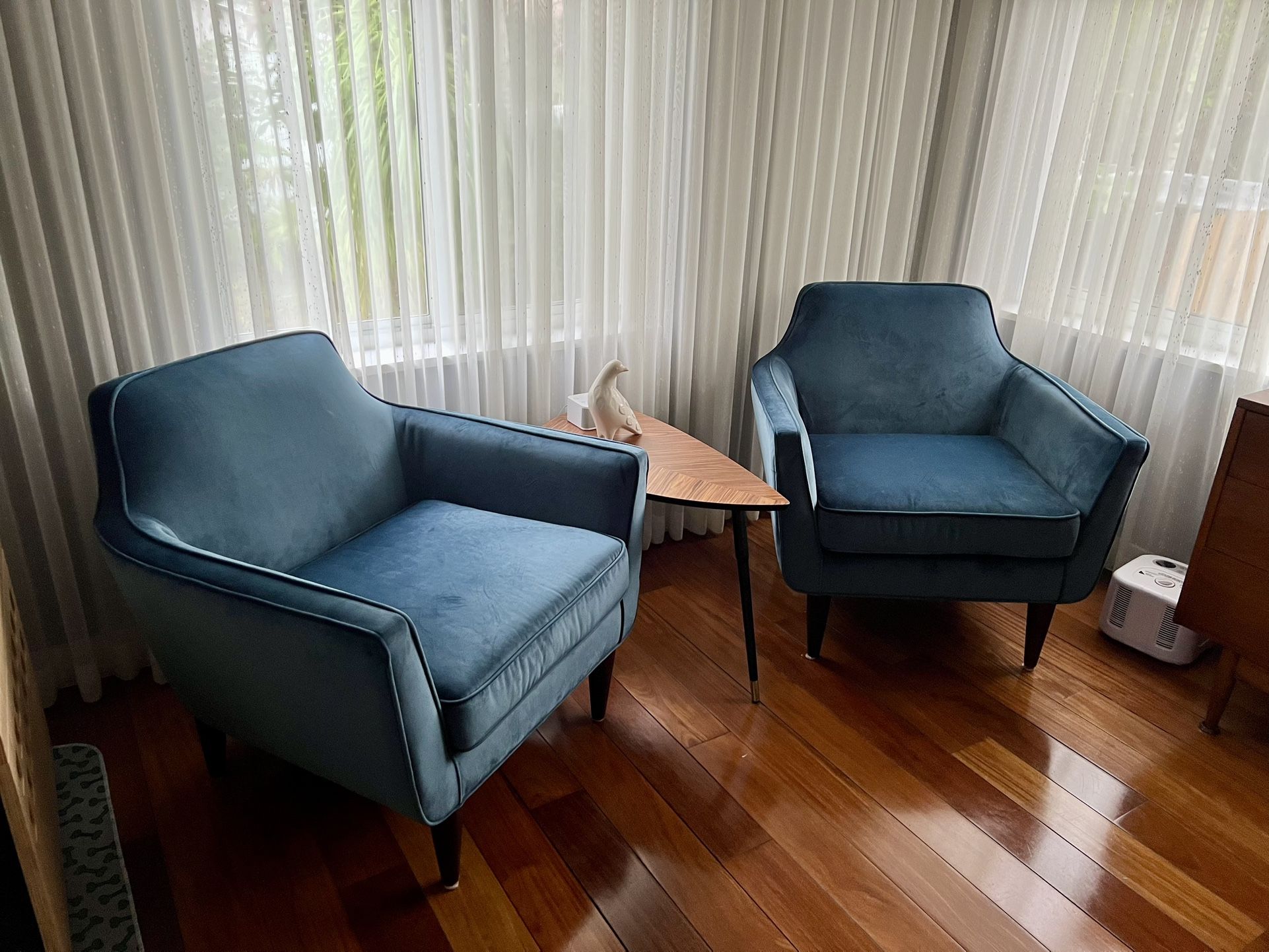 Velvet Armchairs