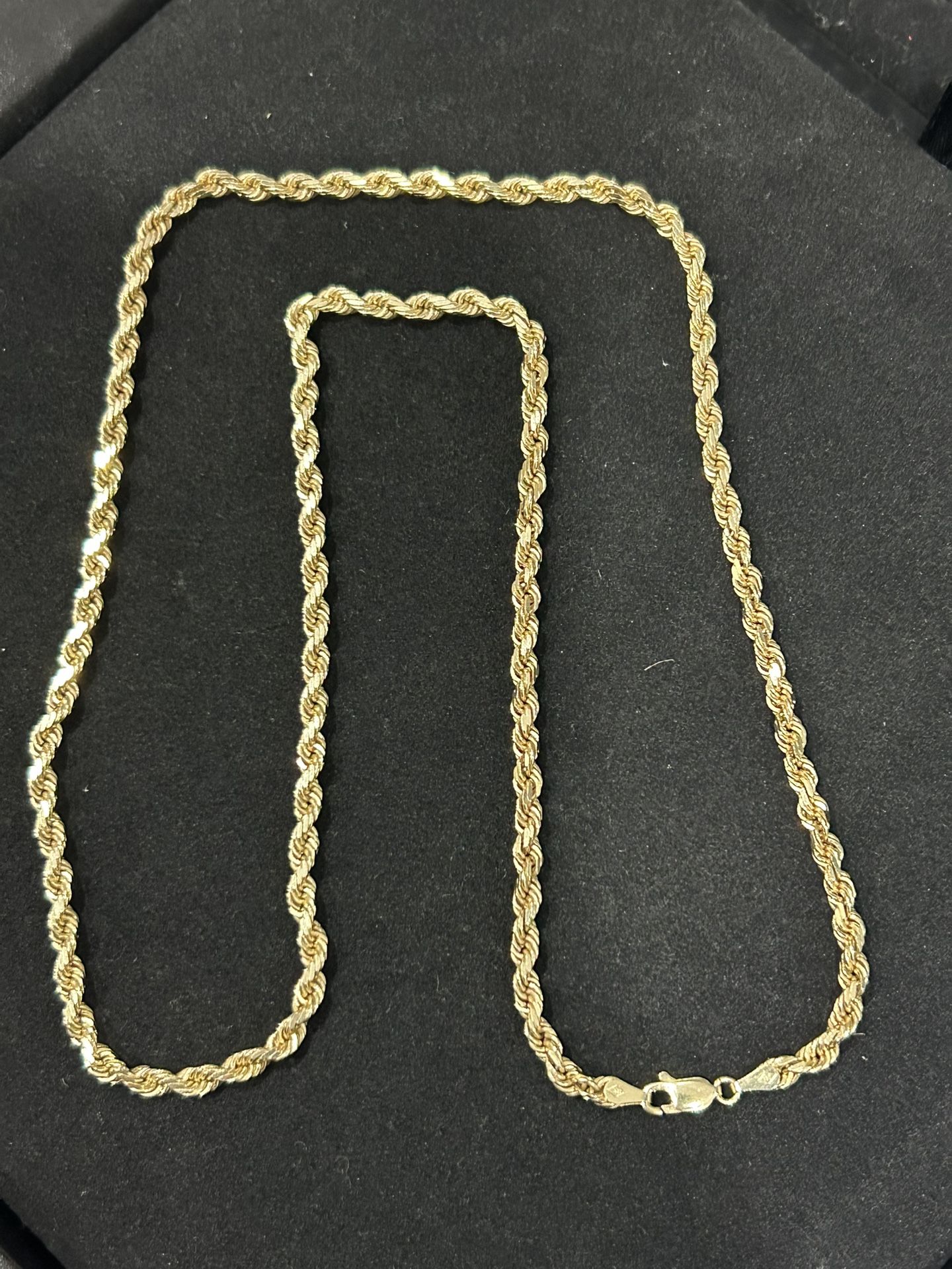 10k Solid Heavy Rope Chain - $65per Gram