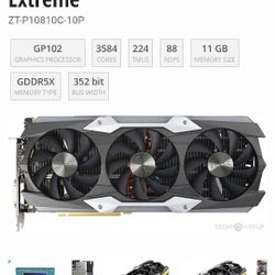 RARE! ZOTAC GTX 1080 Ti AMP! Extreme