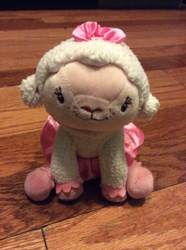 Disney Parks Lambie Doc McStuffins Lamb Stuffed Animal Plush Stuffie Christmas Kids Toy
