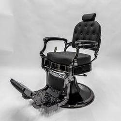 ATLAS 2.0 Barber Chair - Black Chrome