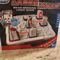 Think Fun Laser Maze (Class 1) Brain Game and STEM Toy for Boys and Girls Age 8 and Up – Award Winning and Mind Challenging Game for Kids