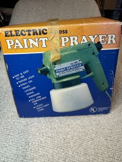 Vintage Electric Paint Sprayer Model 2001 w/ Box DIY Tool Retro