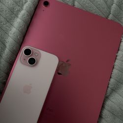 iPhone 13 and pink iPad
