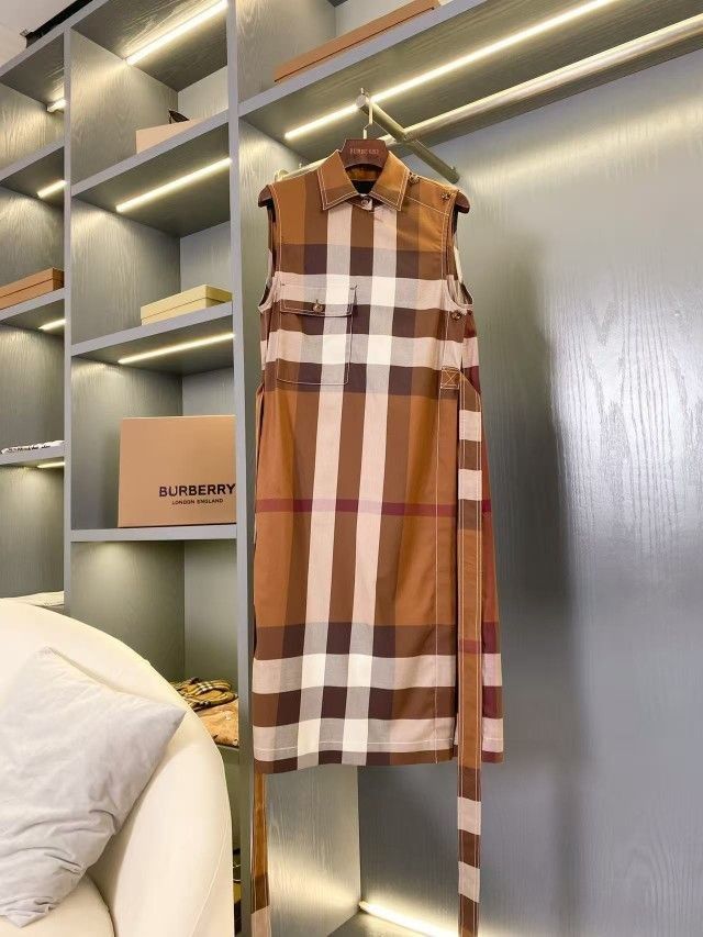 Burberry New Check Sleeveless Dress