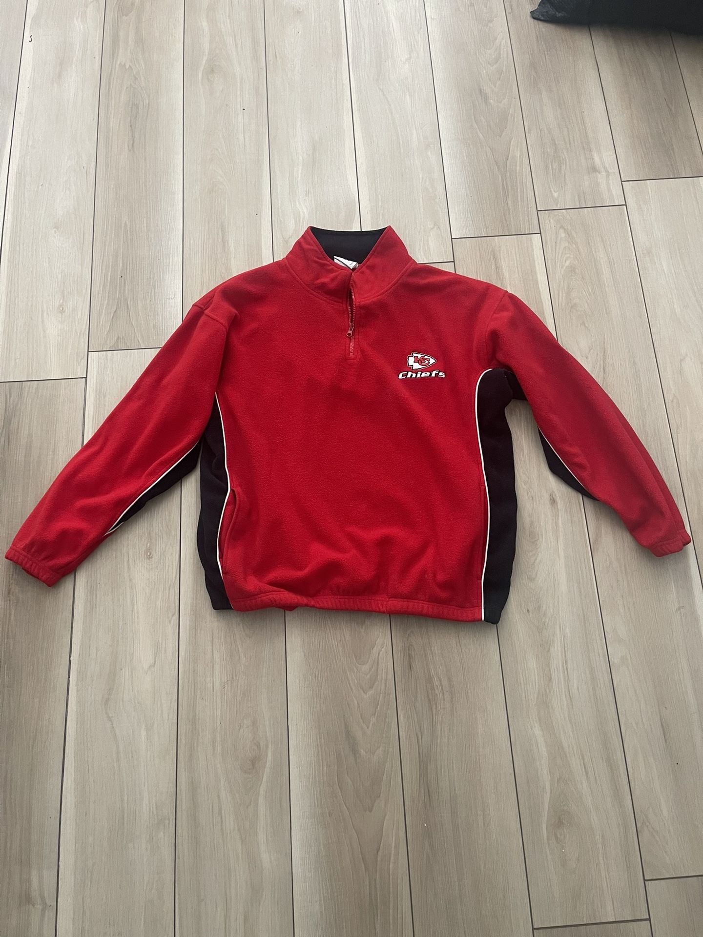 Kansas City Chiefs Men's Quarter-Zip Sweatshirt NFL Team Apparel