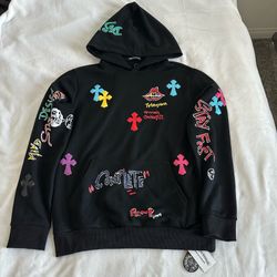 chrome heart hoodie size L
