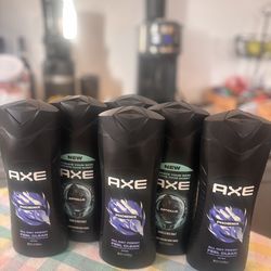 AXE Body Wash Lot - Phoenix & Apollo Sage & Sea Salt (6 Bottles)