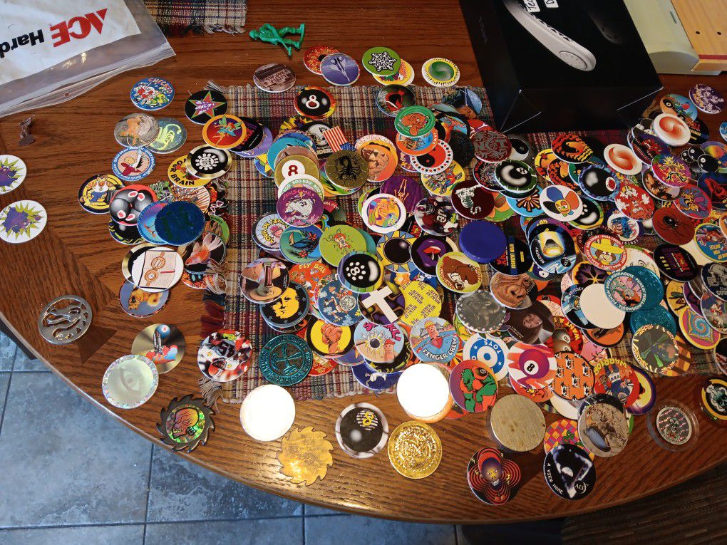 A BUNCH OF COOL AND OLD POGS