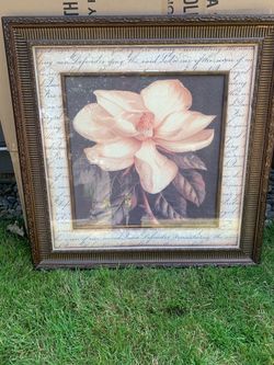 33x33 wood frame art