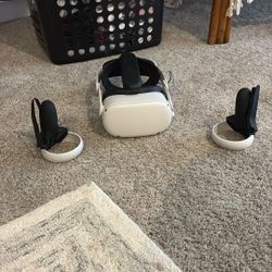 Meta Quest 2 With Accessories.