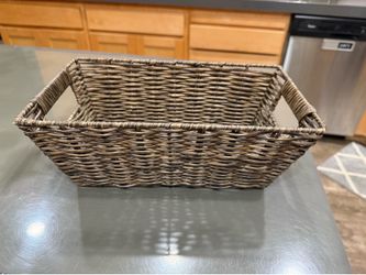 Brown basket decor
