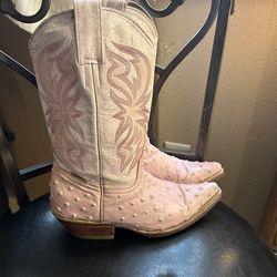 Pink Woman’s Cowboy Boots/Botas vaqueras rosas para mujer