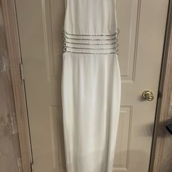 White Dress Designer Size 10