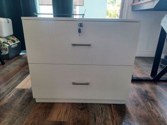 2 drawer file cabinet..