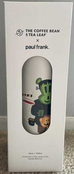 🎃 NEW Paul Frank × CBTL Halloween 24 oz. Stainless Steel Insulated Bottle 👻 Brand New & Never Used! ✨