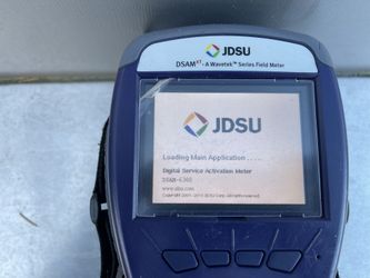 JDSU DSAM-6300 XT Field Meter W/Options 