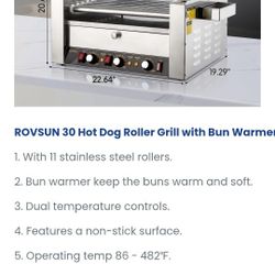 Hot Dog Roller Grill