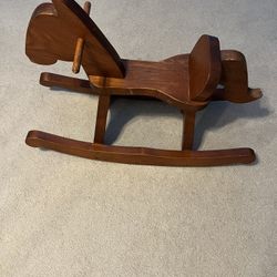 Wooden Rocking Horse 