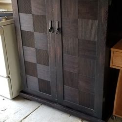 Dark Brown TV Cabinet